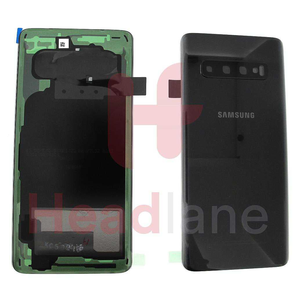 Samsung SM-G973 Galaxy S10 Back / Battery Cover - Prism Black - GH82-18378A - Samsung Replacement Part