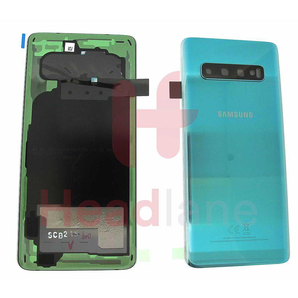Samsung SM-G973 Galaxy S10 Back / Battery Cover - Prism Green - GH82-18378E - Samsung Replacement Part