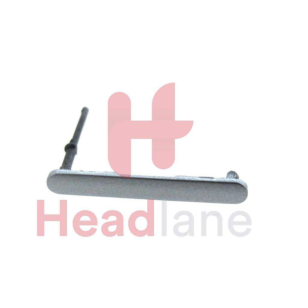 Sony I3312 - Xperia L3 / I4312 - Xperia L3 Memory / SIM Card Tray Cap - Silver - HQ21007670000 - Sony Replacement Part