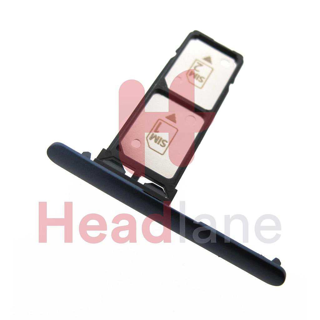 Sony I4213 - Xperia 10 Plus Memory / SIM Card Tray (Dual SIM) - Navy / Blue - 306J2DW0F00 - Sony Replacement Part