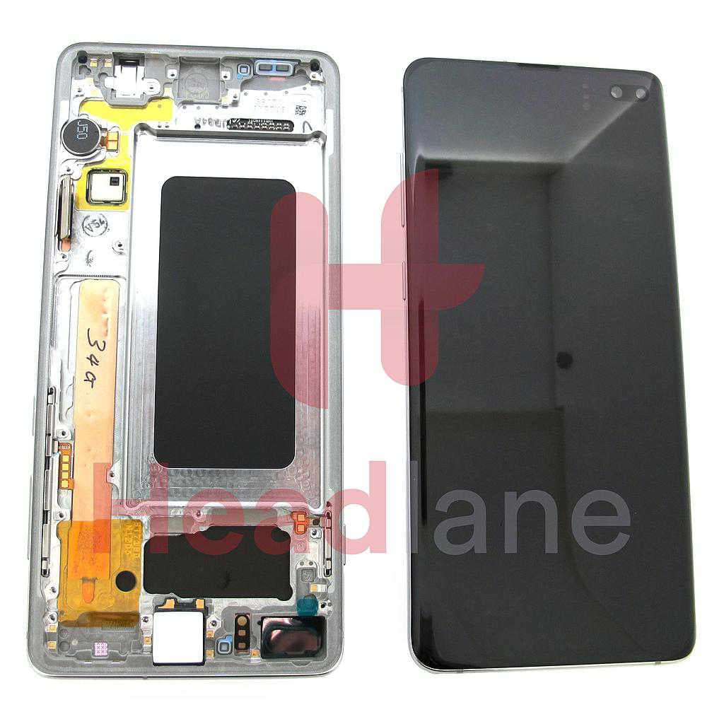 Samsung SM-G975 Galaxy S10+ / S10 Plus LCD Display / Screen + Touch - Prism Silver - GH82-18834G - Samsung Replacement Part