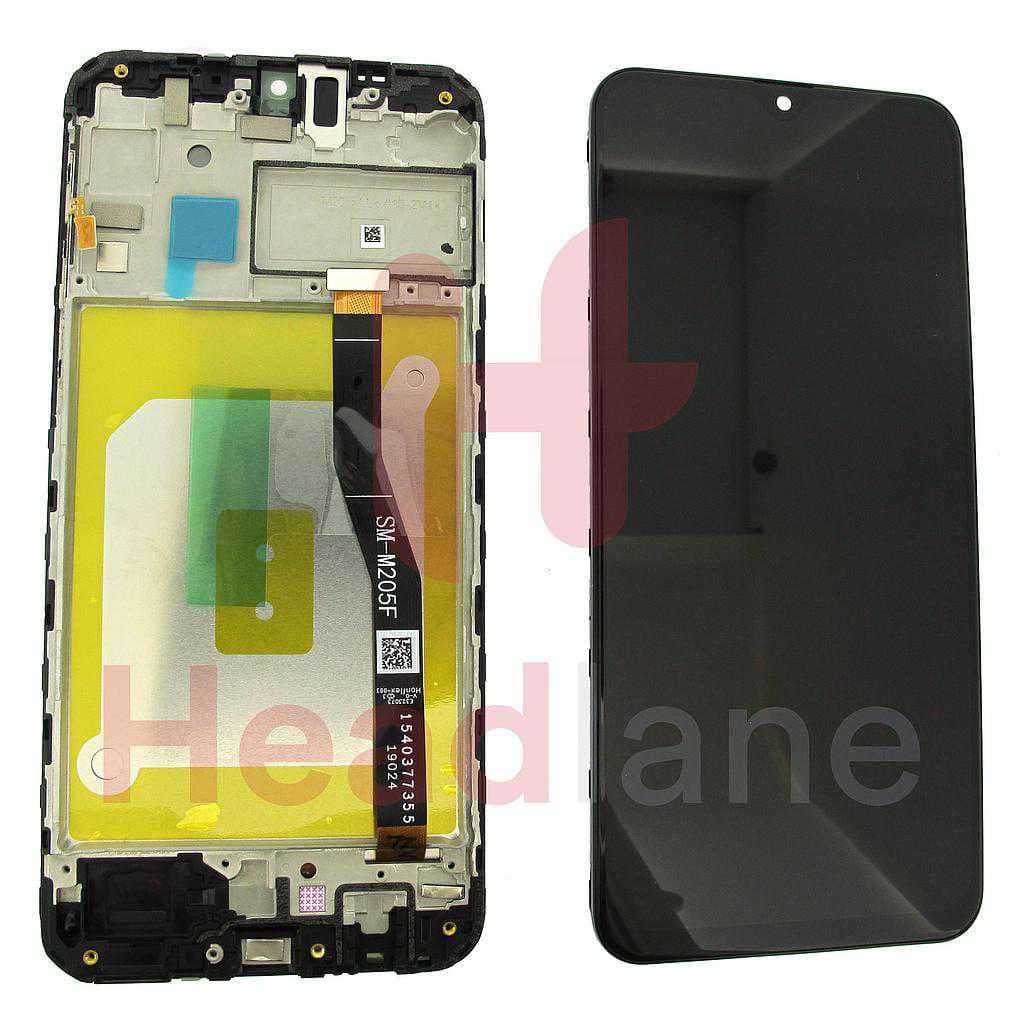 Samsung SM-M205 Galaxy M20 LCD Display / Screen + Touch - Black / Blue - GH82-18682A - Samsung Replacement Part