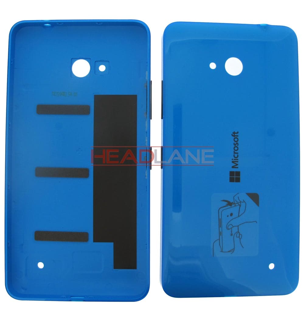 Microsoft Lumia 640 Battery Cover - Cyan - 02509R9 - Microsoft Replacement Part