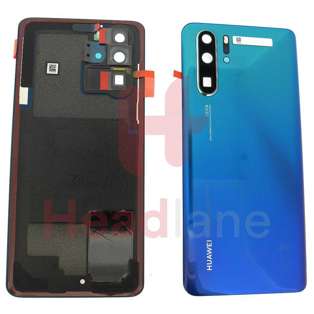Huawei P30 Pro Back / Battery Cover -  Aurora Blue - 02352PGL - Huawei Replacement Part