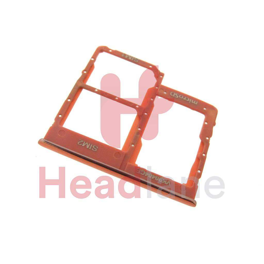 Samsung SM-A405 Galaxy A40 MicroSD / SIM Card Tray (Dual) - Coral - GH98-44303D - Samsung Replacement Part