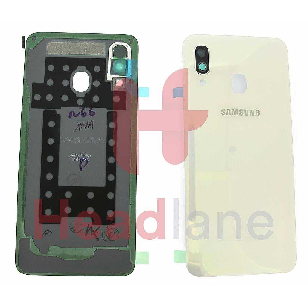Samsung SM-A405 Galaxy A40 Back / Battery Cover - White - GH82-19406B - Samsung Replacement Part