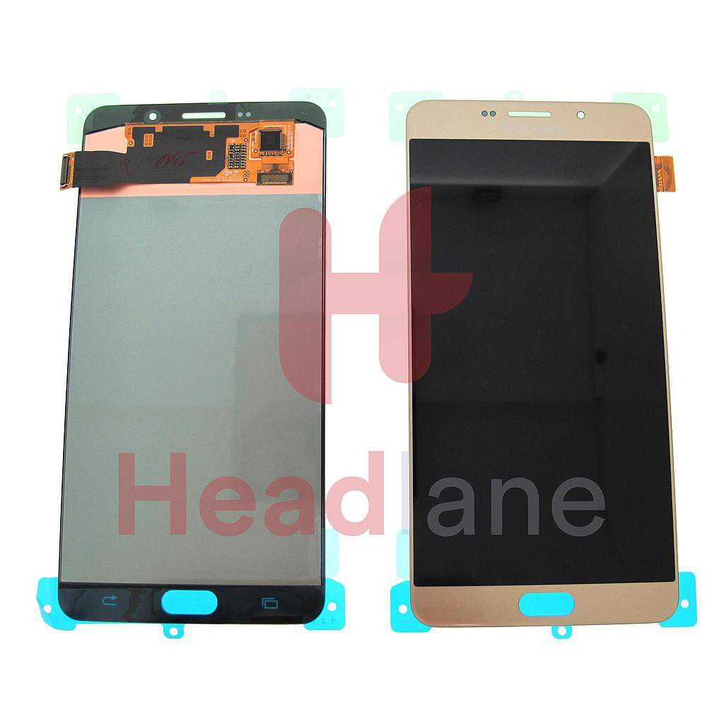 Samsung SM-A910 Galaxy A9 Pro (2016) LCD Display / Screen + Touch - Gold - GH97-19199A - Samsung Replacement Part