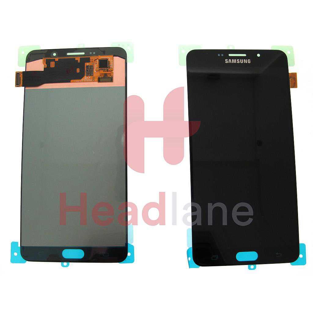 Samsung SM-A910 Galaxy A9 Pro (2016) LCD Display / Screen + Touch - Black - GH97-19199B - Samsung Replacement Part