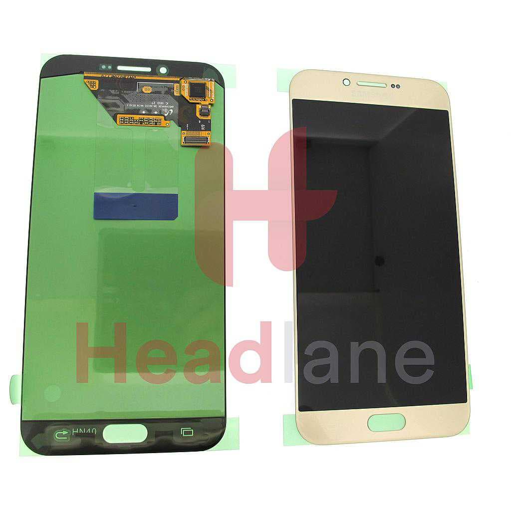 Samsung SM-A810 Galaxy A8 (2016) LCD Display / Screen + Touch - Gold - GH97-19655D - Samsung Replacement Part