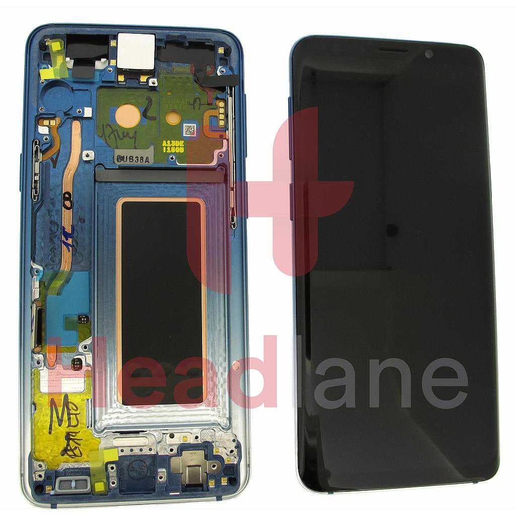 Samsung SM-G960F Galaxy S9 LCD Display / Screen + Touch - Polaris Blue - GH97-21696G - Samsung Replacement Part