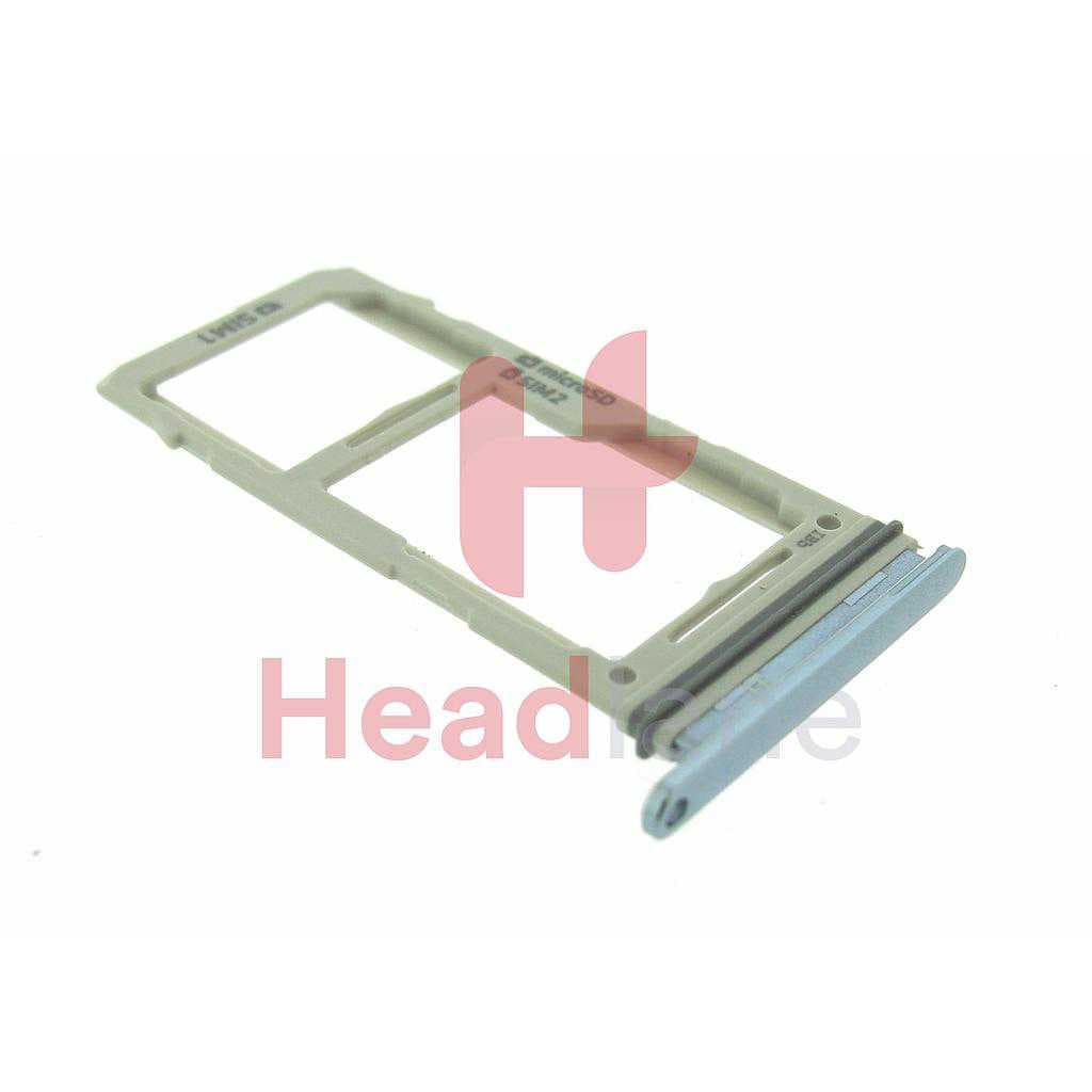 Samsung SM-G970 Galaxy S10E SIM / Memory Card Tray (Hybrid / Dual SIM) - Prism Blue - GH98-43759C - Samsung Replacement Part