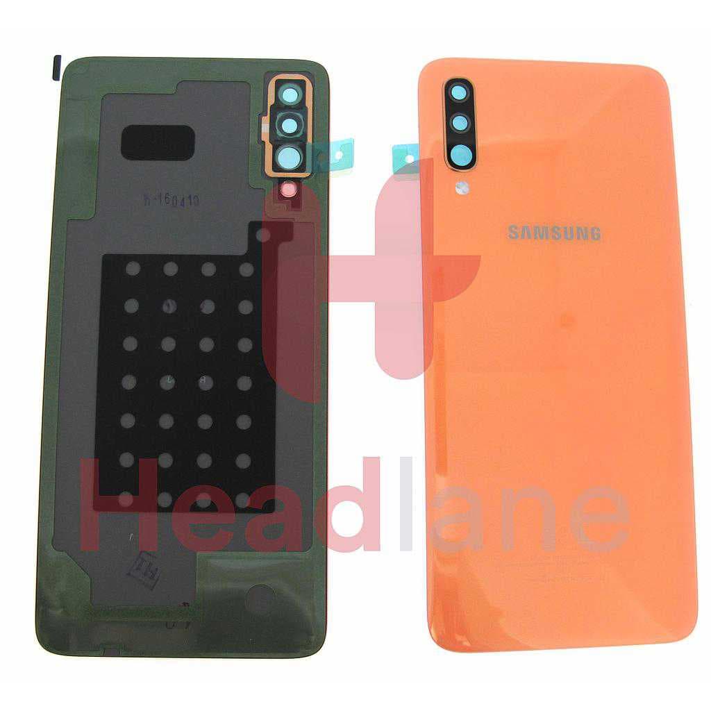 Samsung SM-A705 Galaxy A70 Battery / Back Cover - Coral (DEMO) - GH82-19796D - Samsung Replacement Part