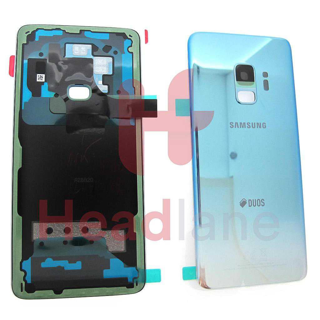 Samsung SM-G960F Galaxy S9 Hybrid SIM Battery Cover - Polaris Blue - GH82-15875G - Samsung Replacement Part