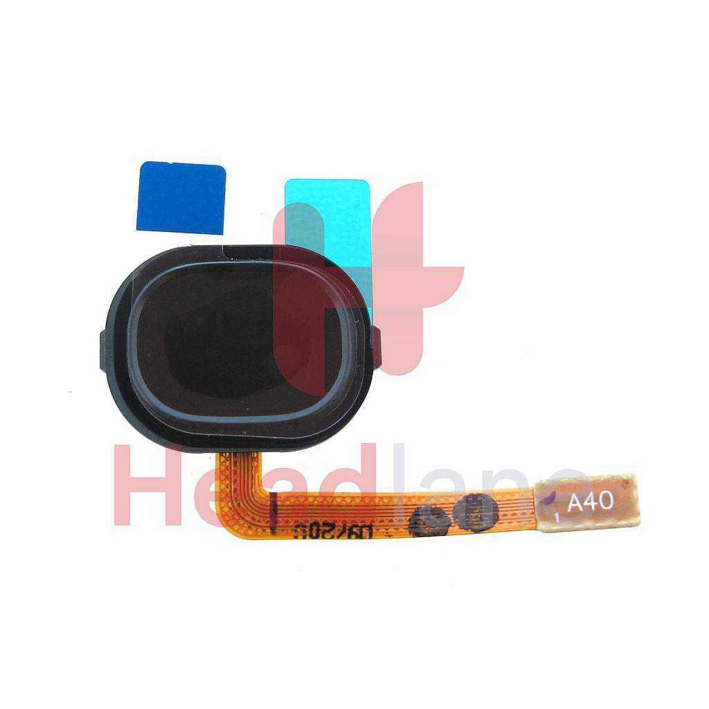 Samsung SM-A405 Galaxy A40 Fingerprint Reader / Sensor Flex - Black - GH96-12484A - Samsung Replacement Part