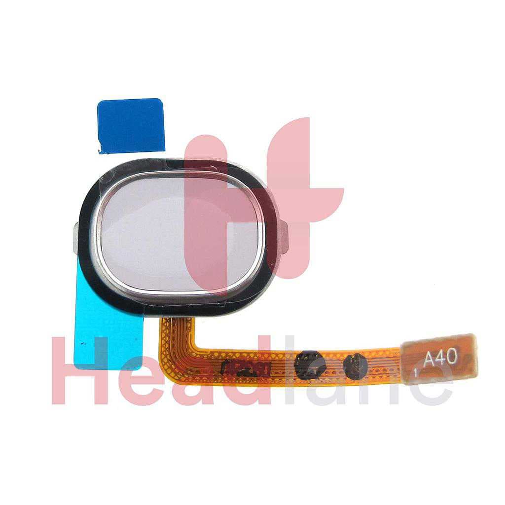 Samsung SM-A405 Galaxy A40 Fingerprint Reader / Sensor Flex - White - GH96-12484B - Samsung Replacement Part