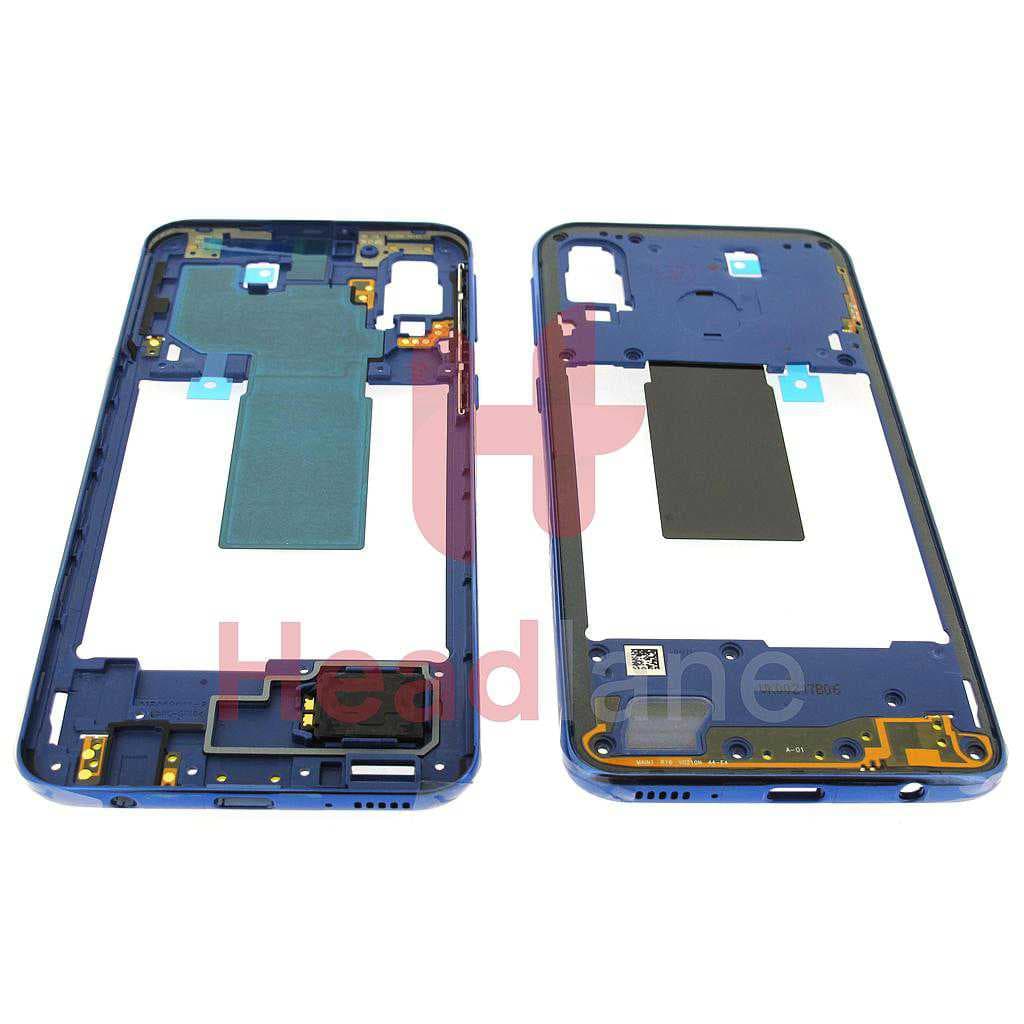 Samsung SM-A405 Galaxy A40 Middle Cover / Chassis - Blue - GH97-22974C - Samsung Replacement Part