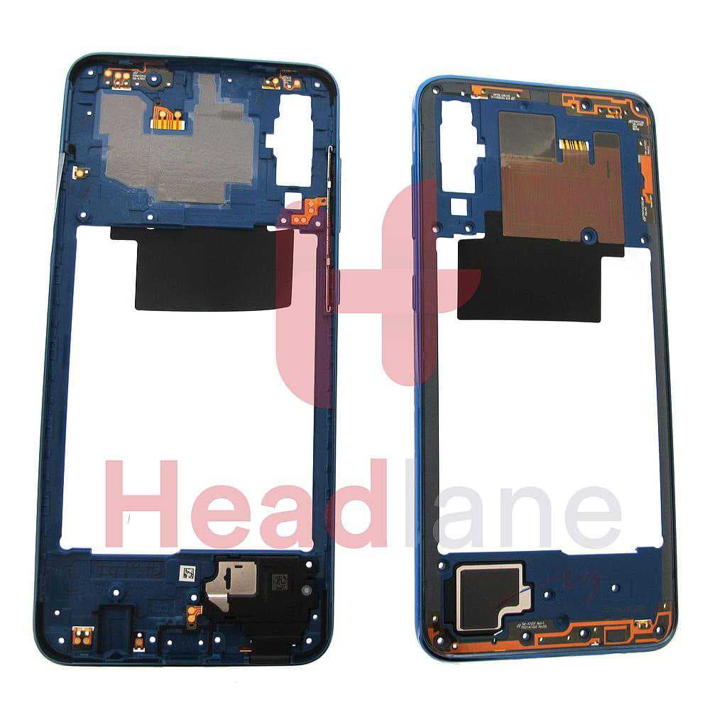 Samsung SM-A705 Galaxy A70 Middle Cover / Chassis - Blue - GH97-23258C