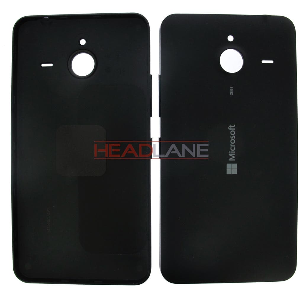 Microsoft Lumia 640 XL Battery Cover - Black - 02510Q0 - Microsoft Replacement Part