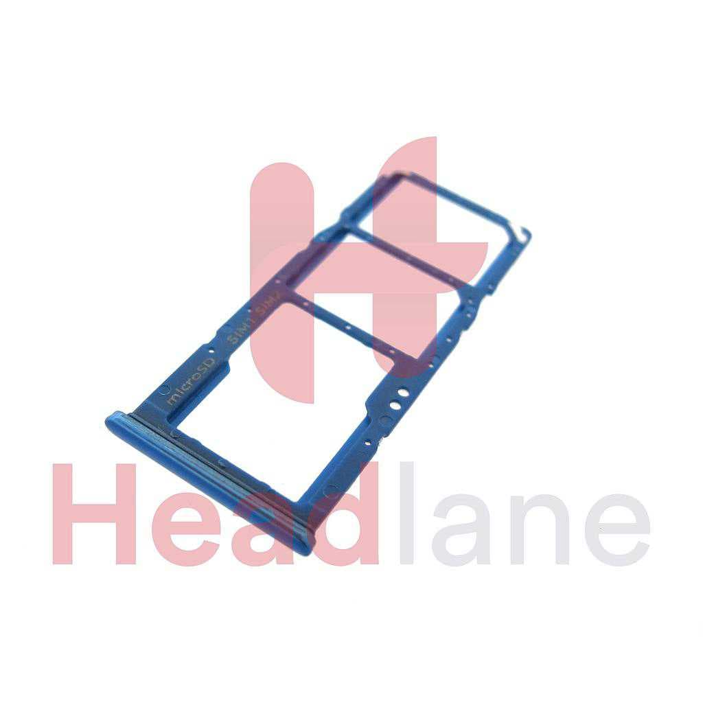 Samsung SM-A705 Galaxy A70 SIM / MicroSD Card Tray (Dual SIM) - Blue - GH98-44196C - Samsung Replacement Part