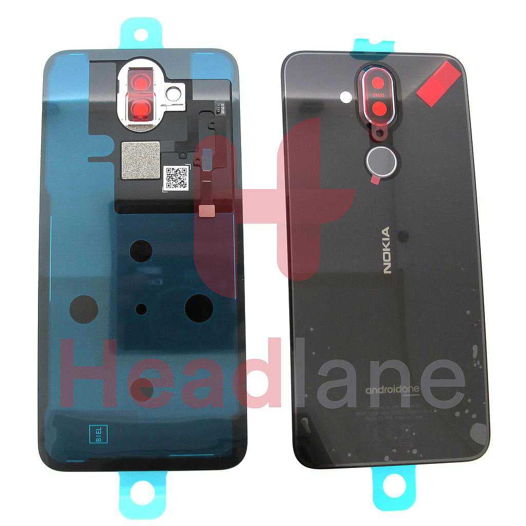 Nokia TA-1119 (Dual SIM) 8.1 Back / Battery Cover - Steel - 20PNXSW0003 - Nokia (HMD) Replacement Part