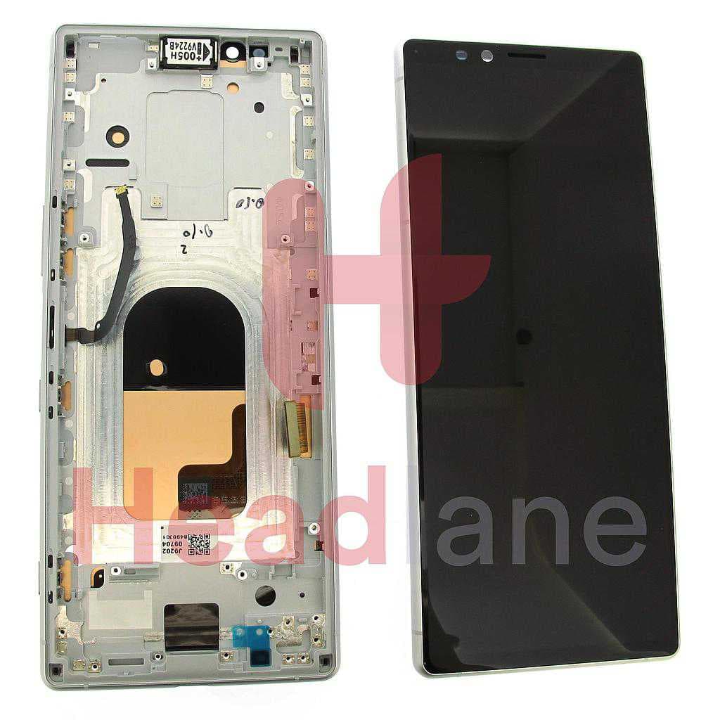 Sony J8110 J9110 Xperia 1 LCD Display / Screen + Touch - White - 1319-0229 - Sony Replacement Part