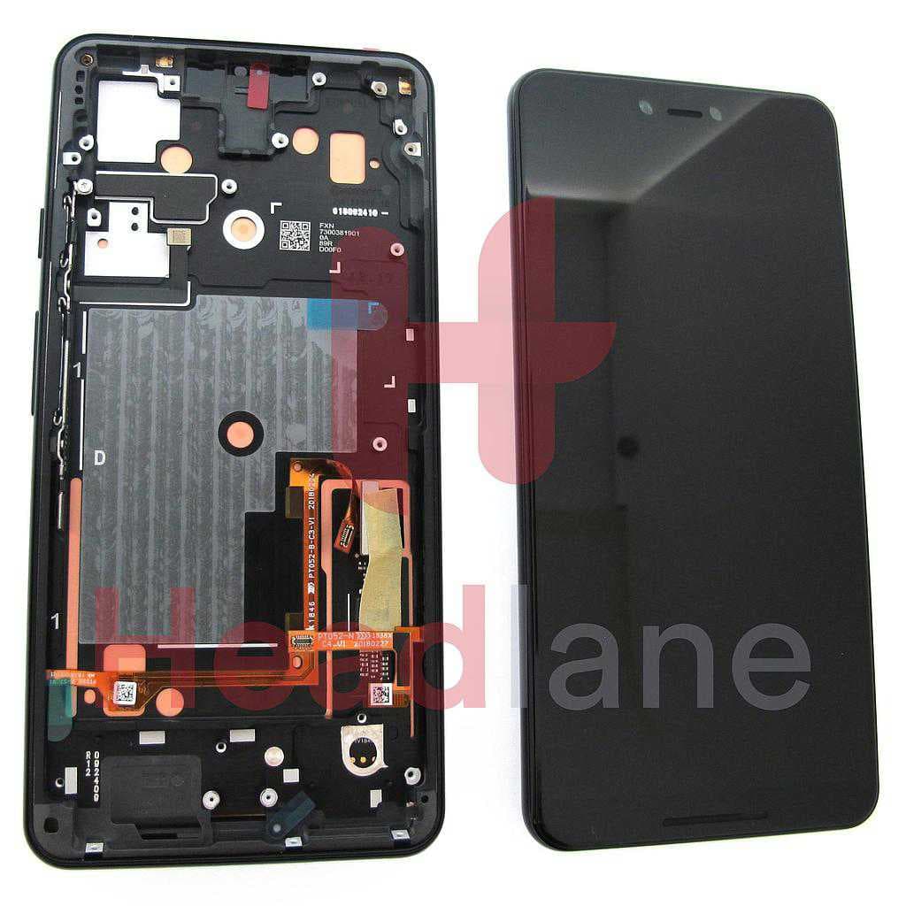 Google Pixel 3 XL LCD Display / Screen + Touch - Just Black - 20GC1BW0S03 - Google Replacement Part