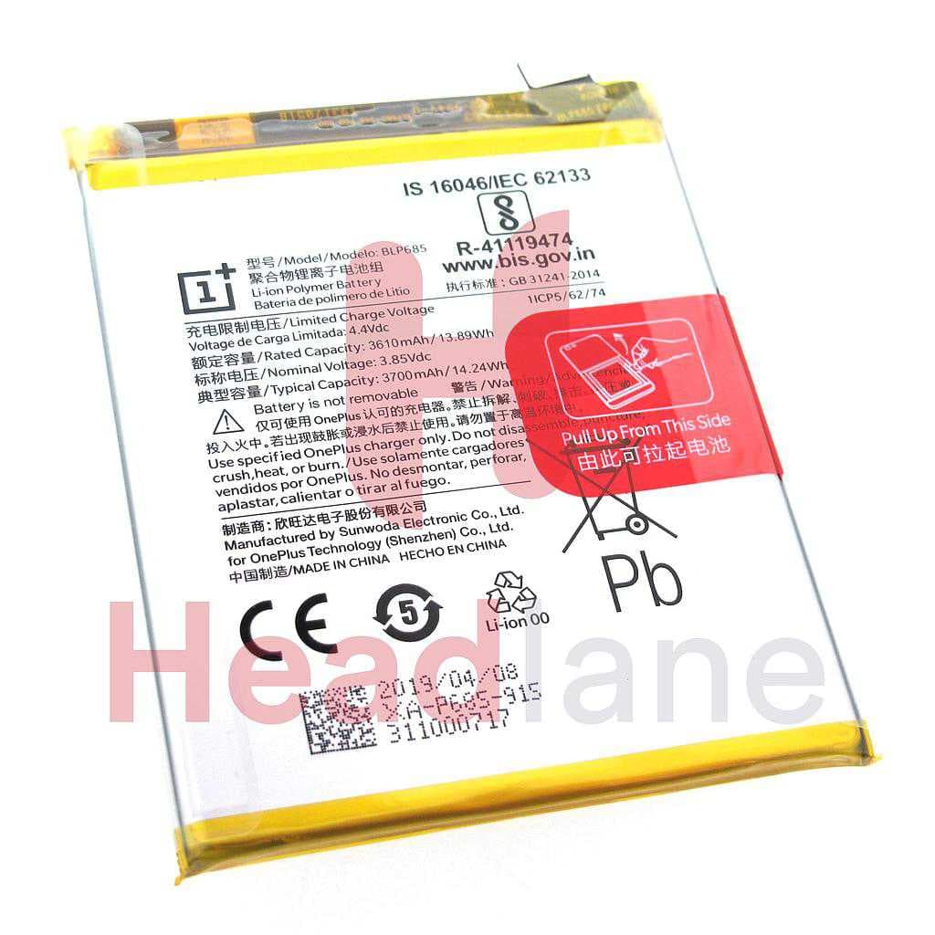 OnePlus 7 / 6T 3700mAh Internal Battery - 1031100010 - OnePlus Replacement Part