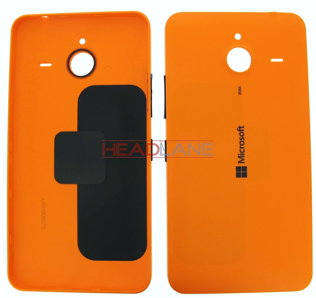 Microsoft Lumia 640 XL Battery Cover - Orange - 02510P9 - Microsoft Replacement Part