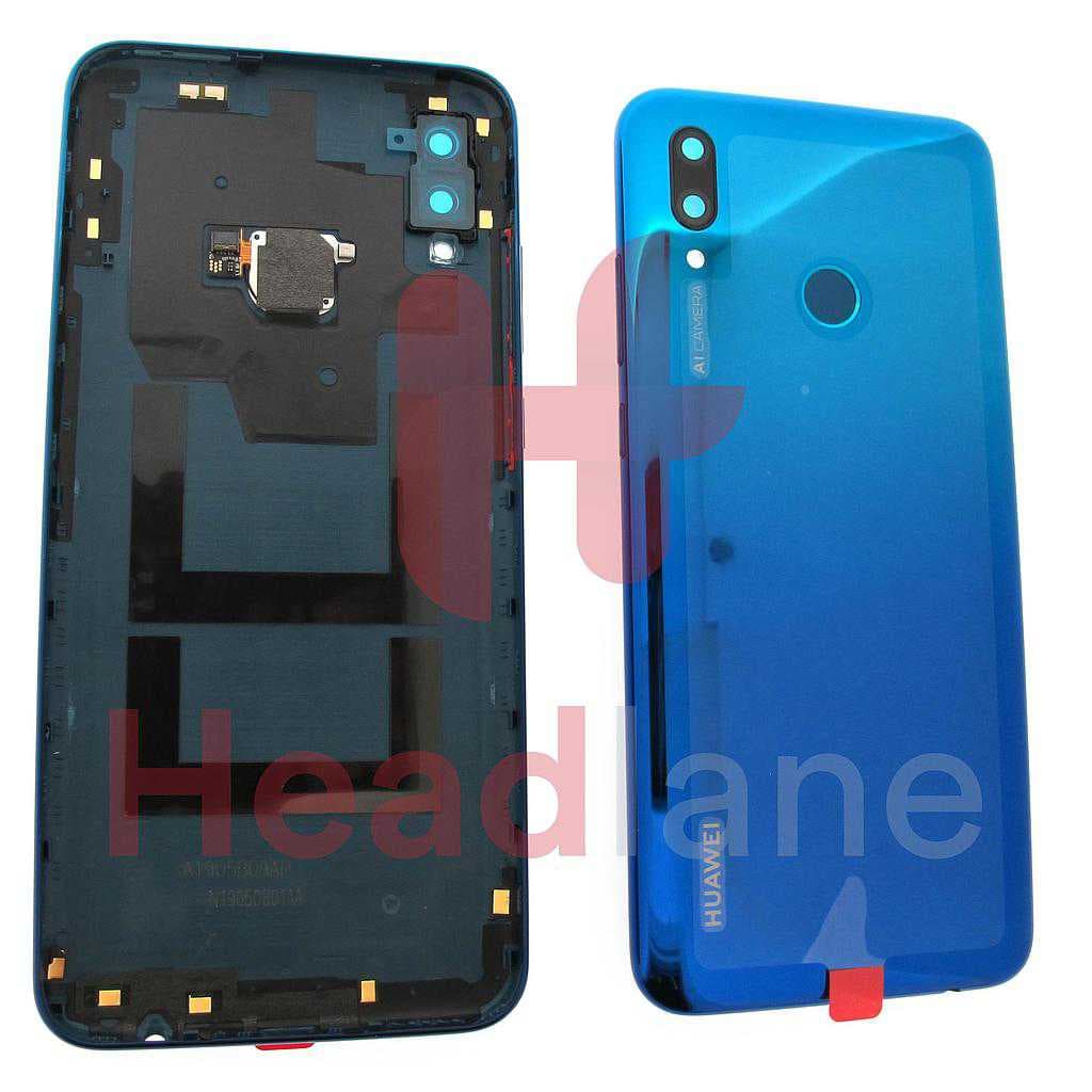 Huawei P Smart (2019) Back / Battery Cover - Aurora Blue - 02352HTV - Huawei Replacement Part