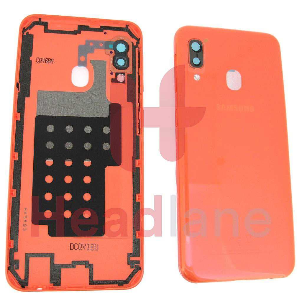 Samsung SM-A202 Galaxy A20E Back / Battery Cover - Coral - GH82-20125D - Samsung Replacement Part