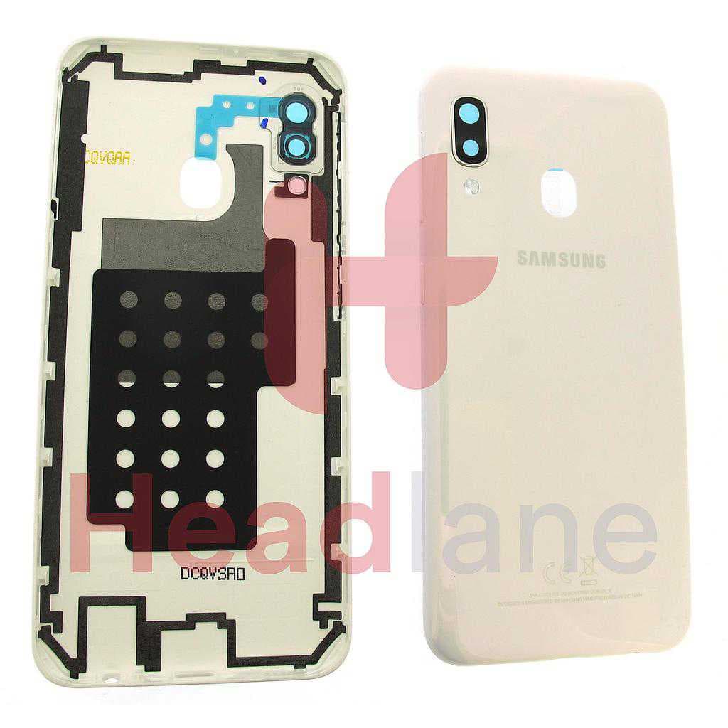 Samsung SM-A202 Galaxy A20E Back / Battery Cover - White - GH82-20125B - Samsung Replacement Part
