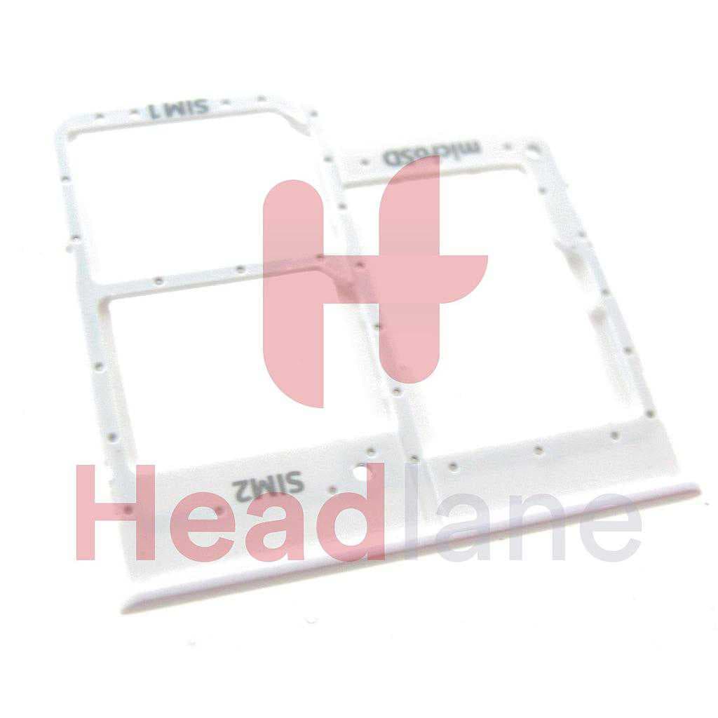 Samsung SM-A202 Galaxy A20E Memory / SIM Card Tray (Dual) - White - GH98-44377B - Samsung Replacement Part