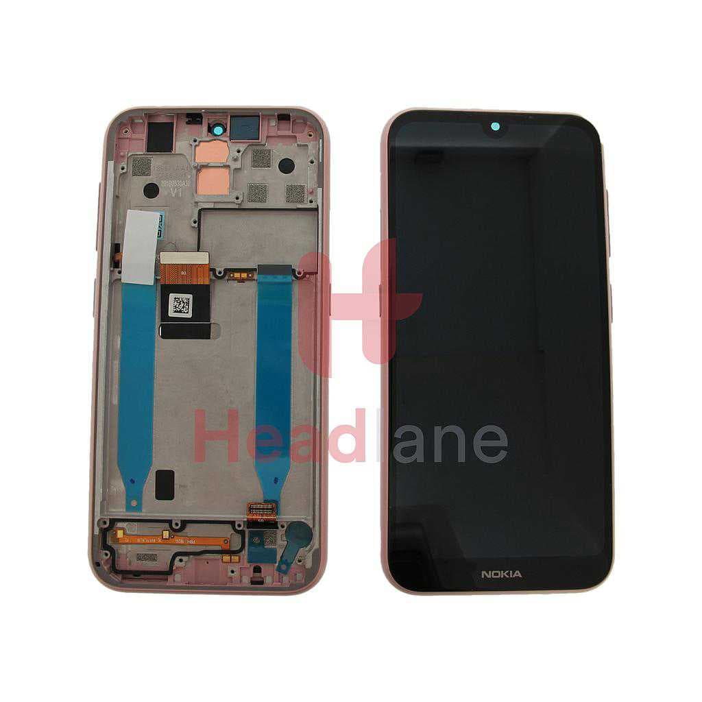 Nokia 4.2 TA-1157, TA-1150 LCD Display / Screen + Touch - Pink - 712601008631 - Nokia (HMD) Replacement Part