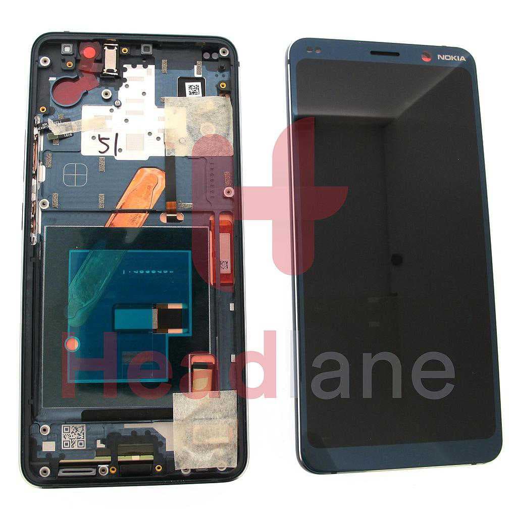 Nokia TA-1087 TA-1082 9 PureView LCD Display / Screen + Touch - Blue - 20AOPLW0001 - Nokia (HMD) Replacement Part