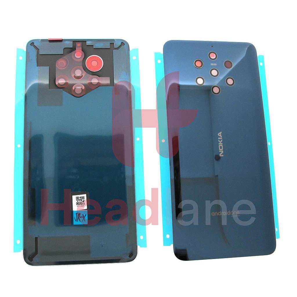 Nokia TA-1087 9 (Dual SIM) PureView Back / Battery Cover - Blue - 20AOPLW0005 - Nokia (HMD) Replacement Part