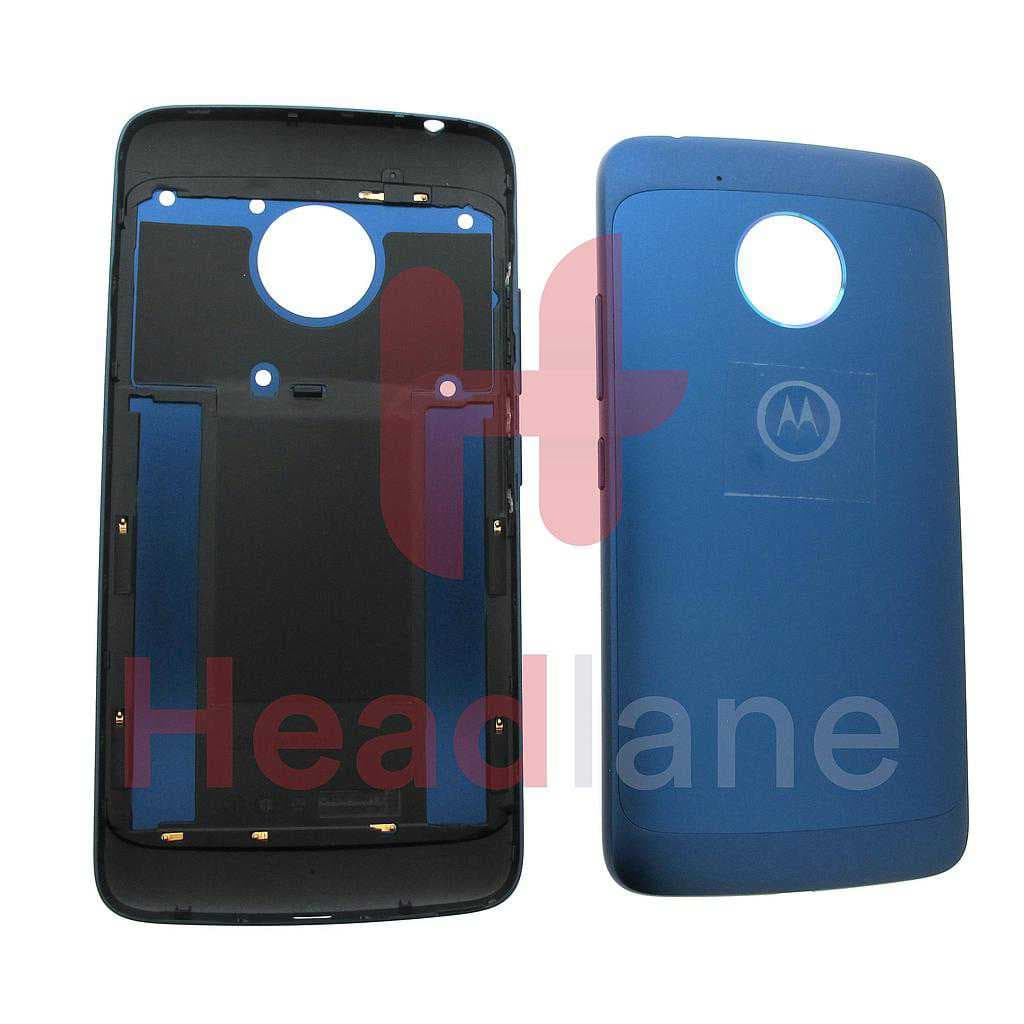 Lenovo / Motorola XT1675 XT1676 Moto G5 Back / Battery Cover - Blue - 5S58C08621 - Lenovo / Motorola Replacement Part