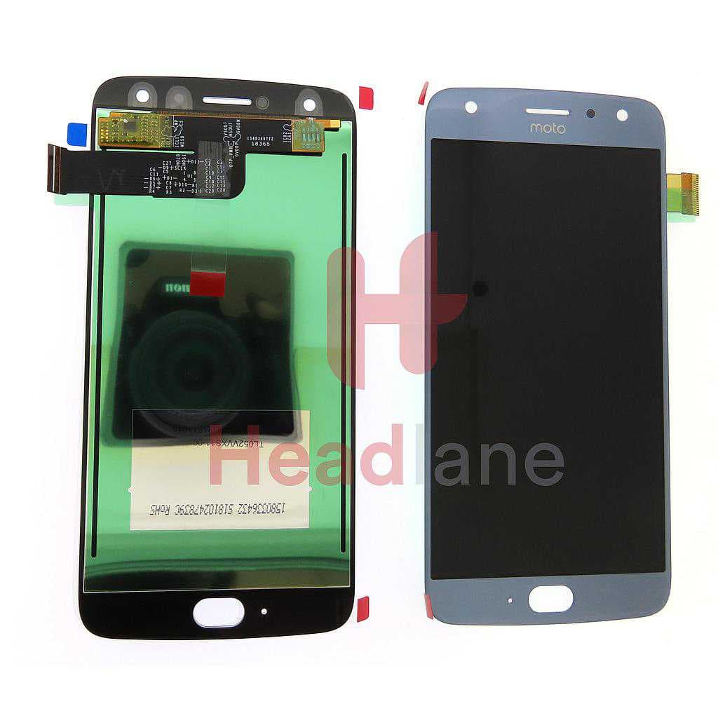 Lenovo / Motorola XT1900 Moto X4 LCD Display / Screen + Touch - Blue / Silver - 01019484004W - Lenovo / Motorola Replacement Part