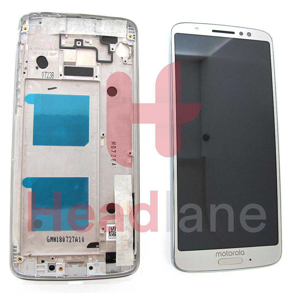 Lenovo / Motorola XT1925 Moto G6 LCD Display / Screen + Touch - Silver - 5D68C10108 - Lenovo / Motorola Replacement Part