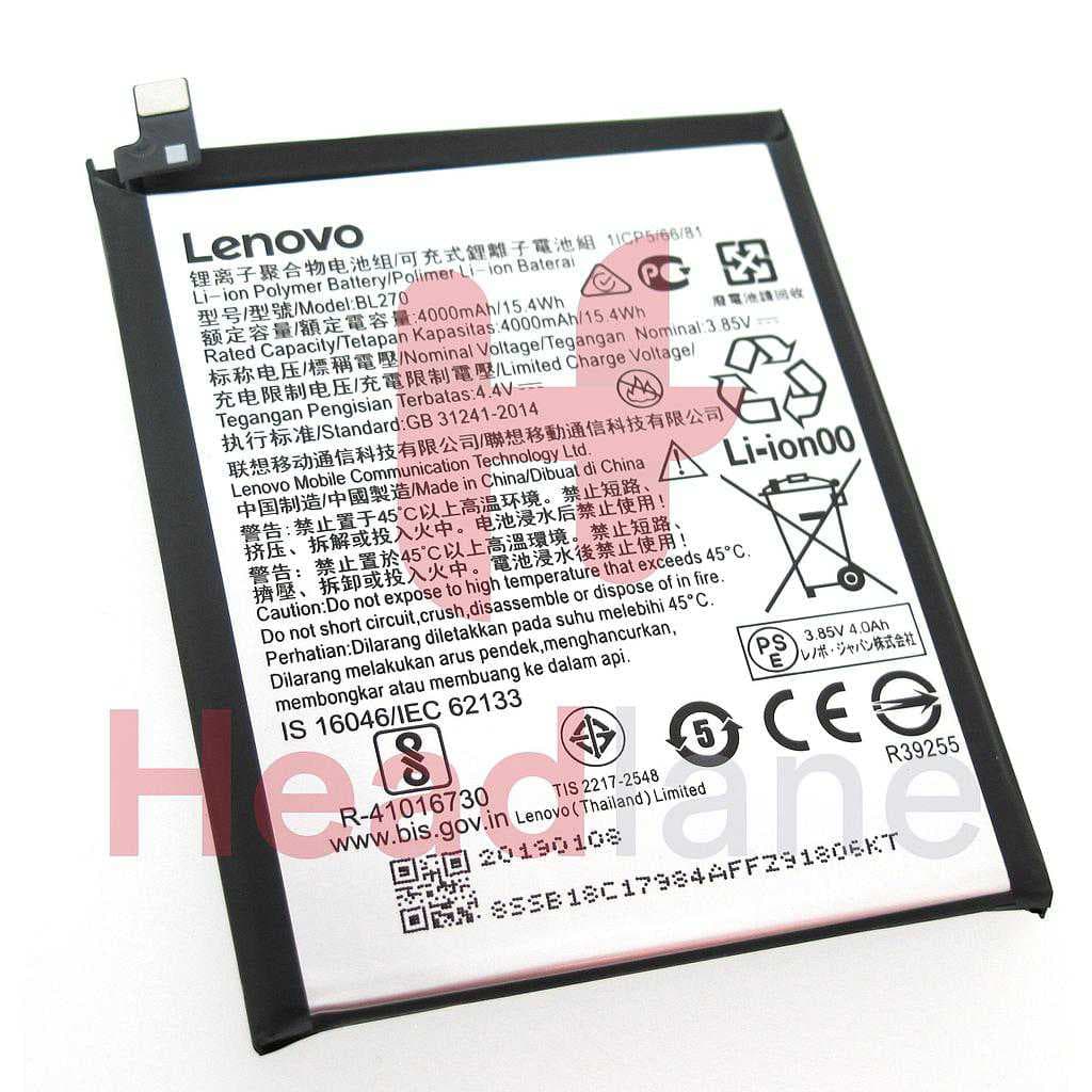 Lenovo / Motorola XT1922 Moto G6 Play BL270 4000mAh Battery - SB18C17984 - Lenovo / Motorola Replacement Part
