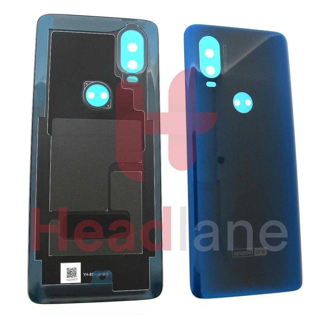 Lenovo / Motorola XT1970 One Vision Back / Battery Cover - Blue - 5S58C14361 - Lenovo / Motorola Replacement Part