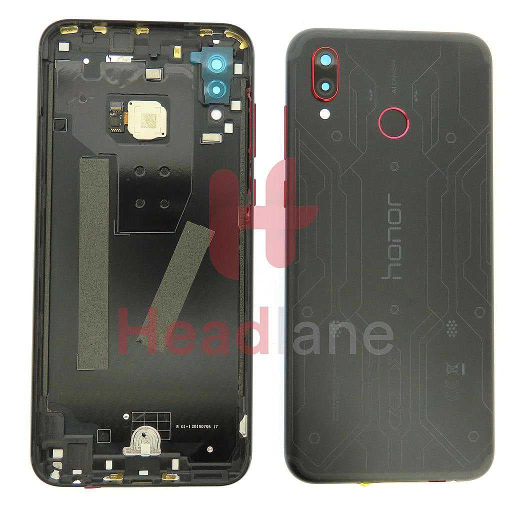Huawei Honor Play Back / Battery Cover - Player Black - 02352DMH - Huawei Replacement Part