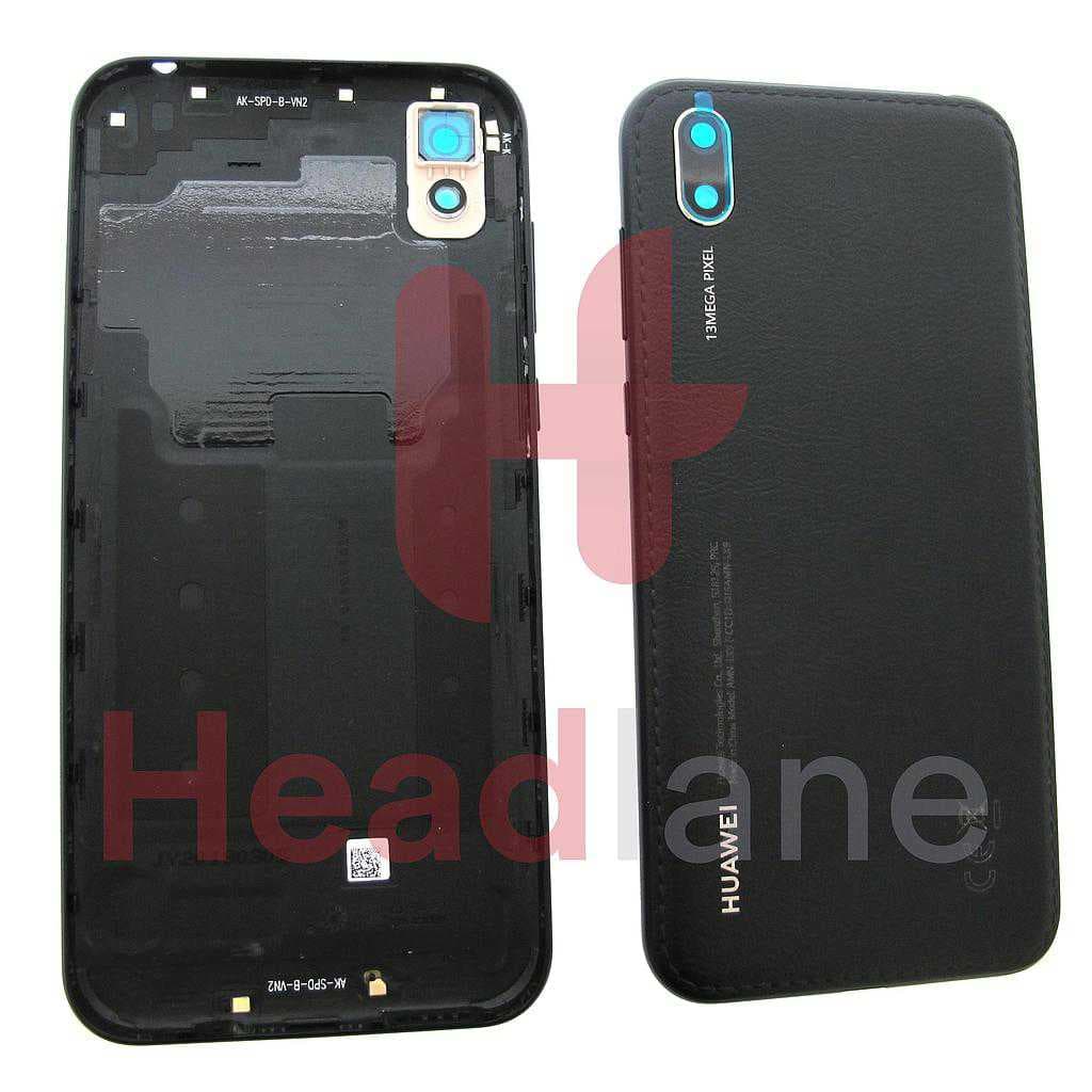 Huawei Y5 (2019) Back / Battery Cover - Black - 97070WFS - Huawei Replacement Part