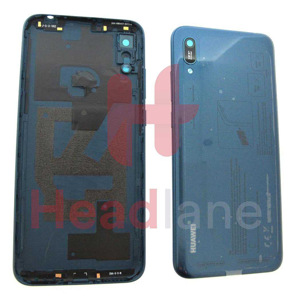 Huawei Y6 (2019) Back / Battery Cover - Blue - 02352LYJ - Huawei Replacement Part