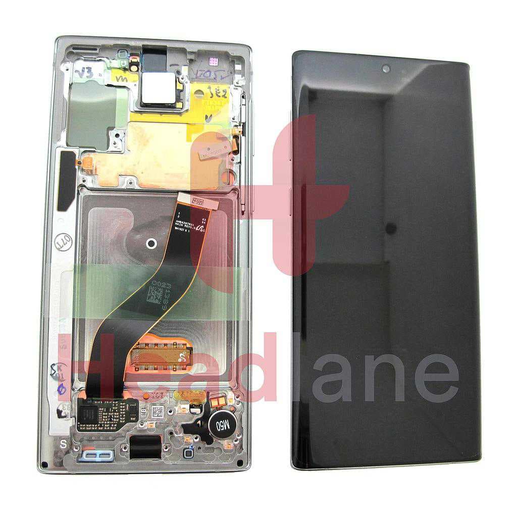 Samsung SM-N970 Galaxy Note 10 LCD Display / Screen + Touch - Aura Glow / Silver - GH82-20818C