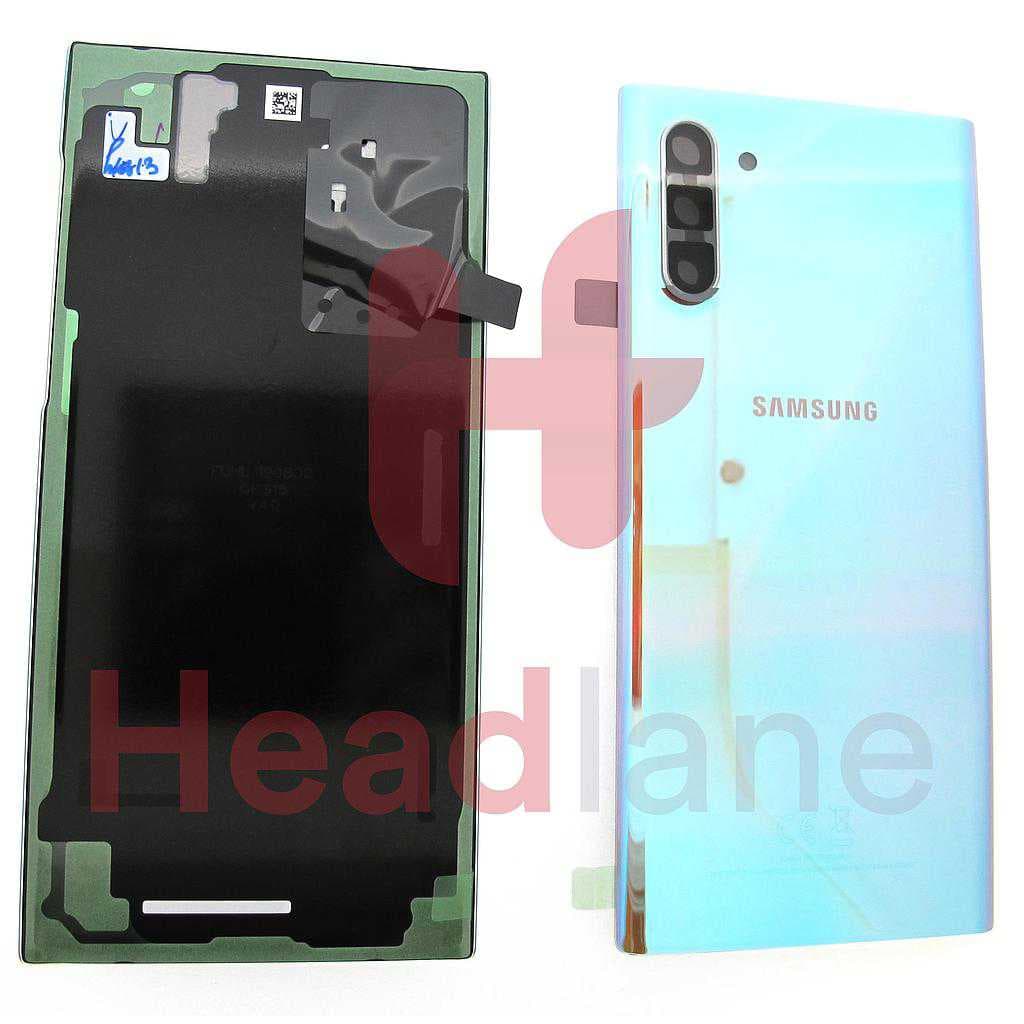 Samsung SM-N970 Galaxy Note 10 Back / Battery Cover - Aura Glow / Silver - GH82-20528C - Samsung Replacement Part