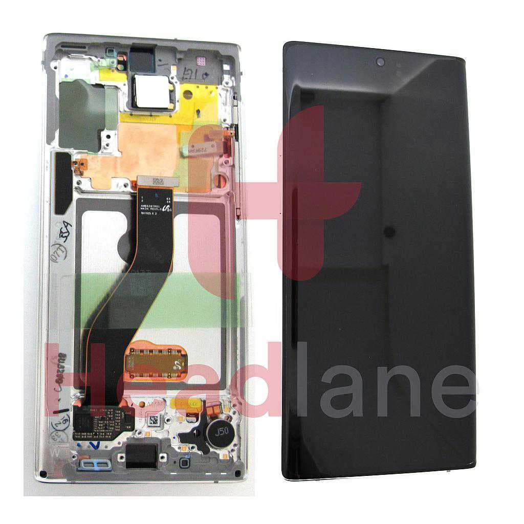 Samsung SM-N970 Galaxy Note 10 LCD Display / Screen + Touch - Aura White - GH82-20817B - Samsung Replacement Part
