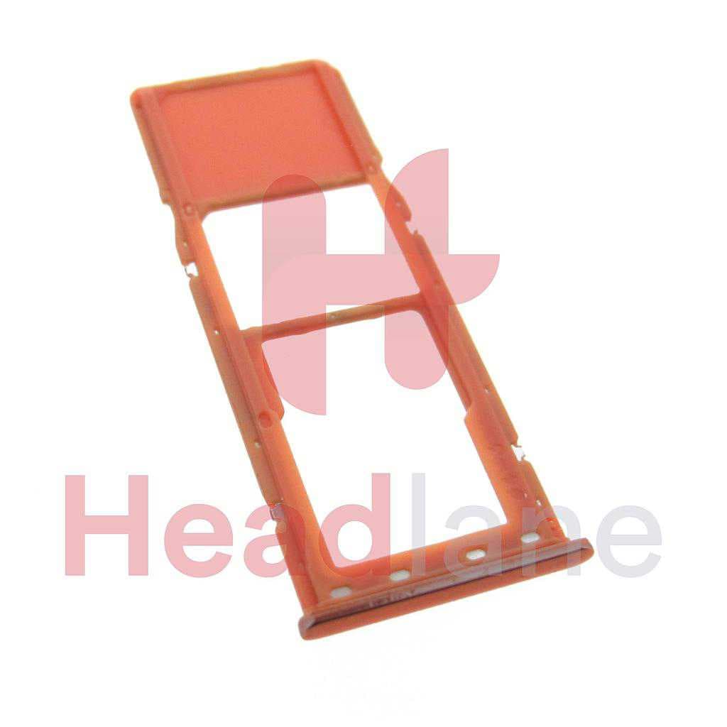Samsung SM-A505 Galaxy A50 SIM / MicroSD Card Tray (Single Sim) - Coral - GH98-44071D - Samsung Replacement Part
