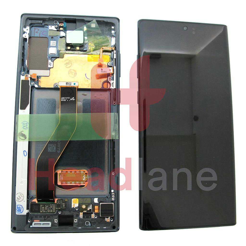 Samsung SM-N975 Galaxy Note 10+ / Note 10 Plus LCD Display / Screen + Touch - Aura Black - GH82-20900A - Samsung Replacement Part