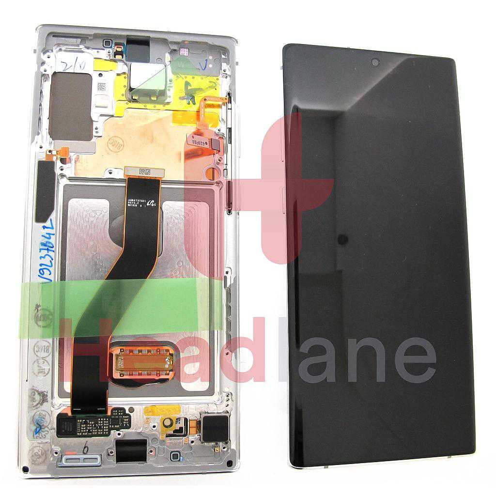 Samsung SM-N975 Galaxy Note 10+ / Note 10 Plus LCD Display / Screen + Touch - Aura White - GH82-20900B - Samsung Replacement Part