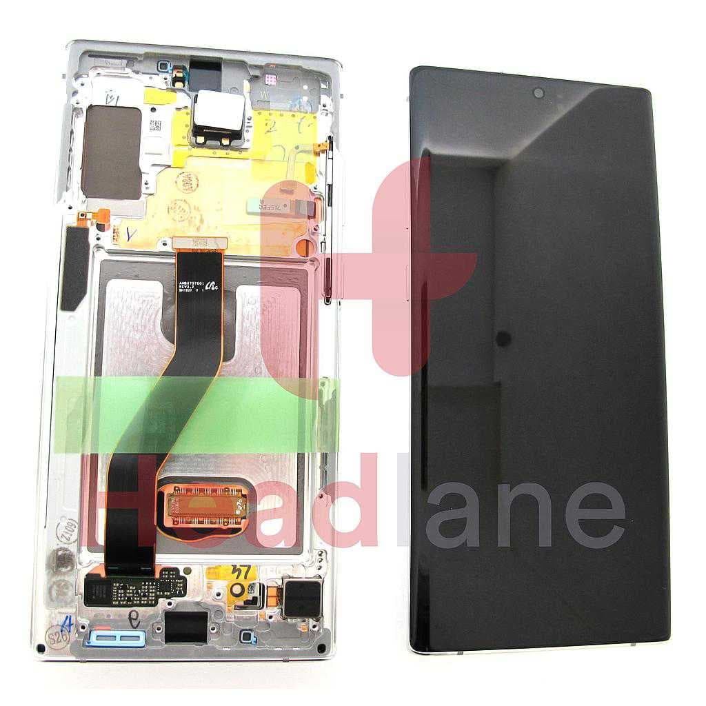 Samsung SM-N975 Galaxy Note 10+ / Note 10 Plus LCD Display / Screen + Touch - Aura White - GH82-20900B